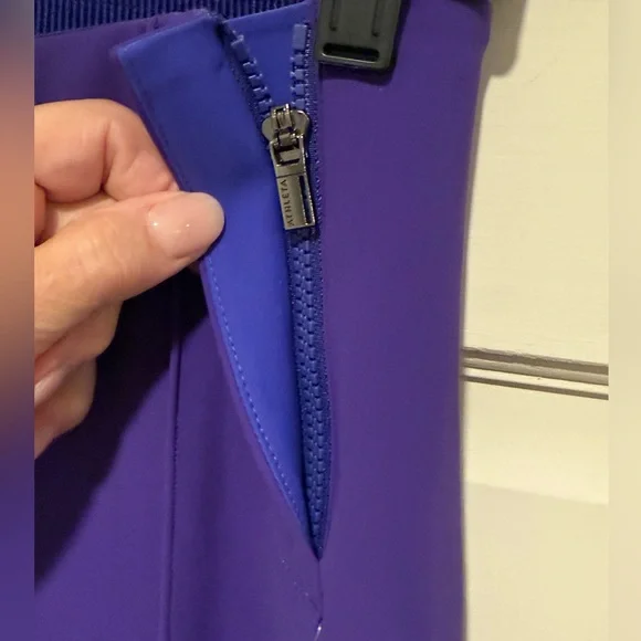 Athleta NWT Sizes 10 & 4 Amazing Pretty Purple Women's Skinny Sport Pants (0561) - Picture 7 of 14